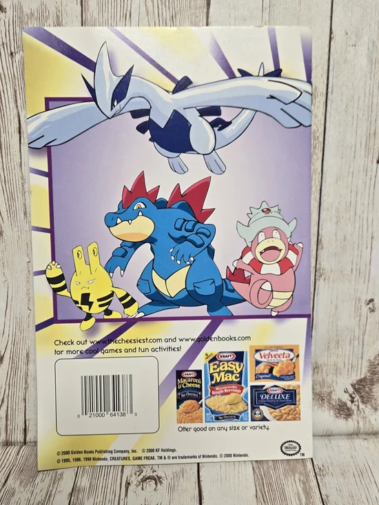 Pokémon Pandemonium Coloring Book 2000 Kraft Promo UNUSED Golden Books Vintage - Picture 2 of 9